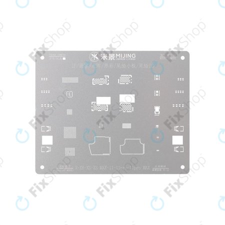 MiJing IPH-14 - Hauptplatine Stahlschablone für iPhone X - 11 Pro Max