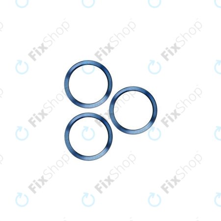 Apple iPhone 12 Pro - Rückfahrkamera Schieberahmen (Blue) - 3Stk.