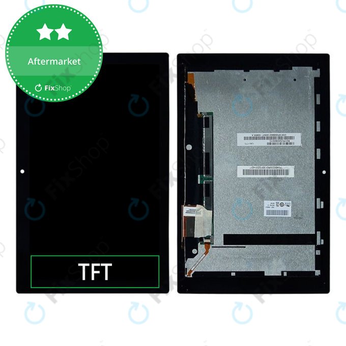 Sony Xperia Tablet Z SGP311 - LCD Display + Touchscreen Front Glas (Black) TFT