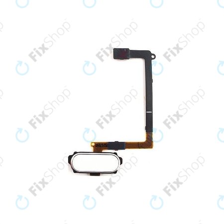 Samsung Galaxy S6 G920F - Home Tasten + Flex Kabel (White Pearl) - GH96-08166A Genuine Service Pack