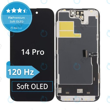 Display Soft OLED für iPhone 14 Pro - Touchscreen + Rahmen, DIAGNOSTIC