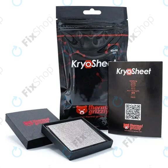 Wärmeleitpad 38x38x0,2mm, Thermal Grizzly KryoSheet