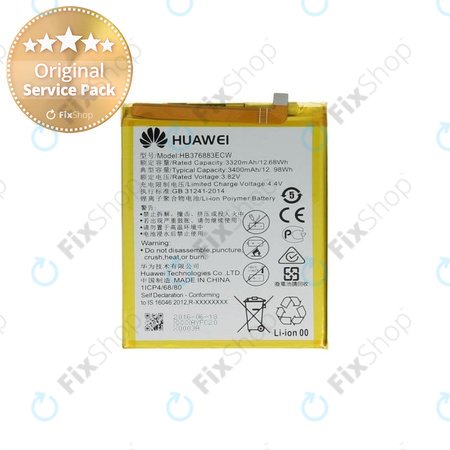 Huawei P9 Plus - Akku Batterie HB376883ECW 3400mAh - 24022009 Genuine Service Pack