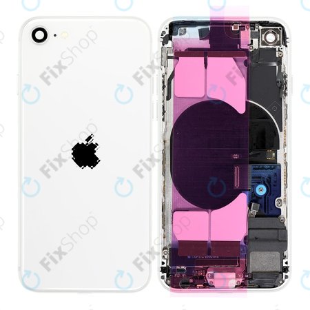 Apple iPhone SE (2nd Gen 2020) - Backcover/Kleinteilen (White)