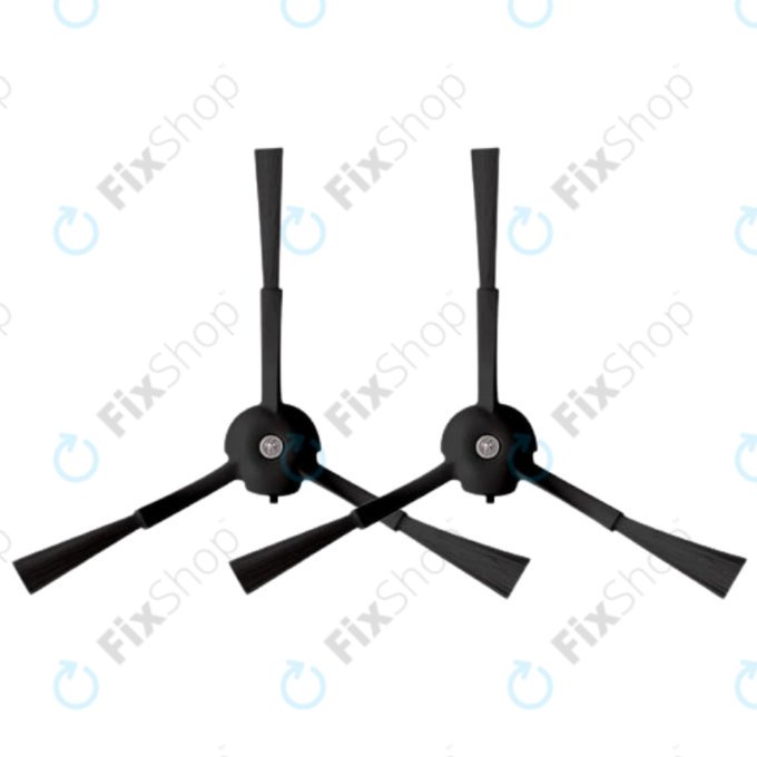 Seitenbürste, 2 Stk., Schwarz für Roborock S8 MaxV Ultra, S8 Max Ultra