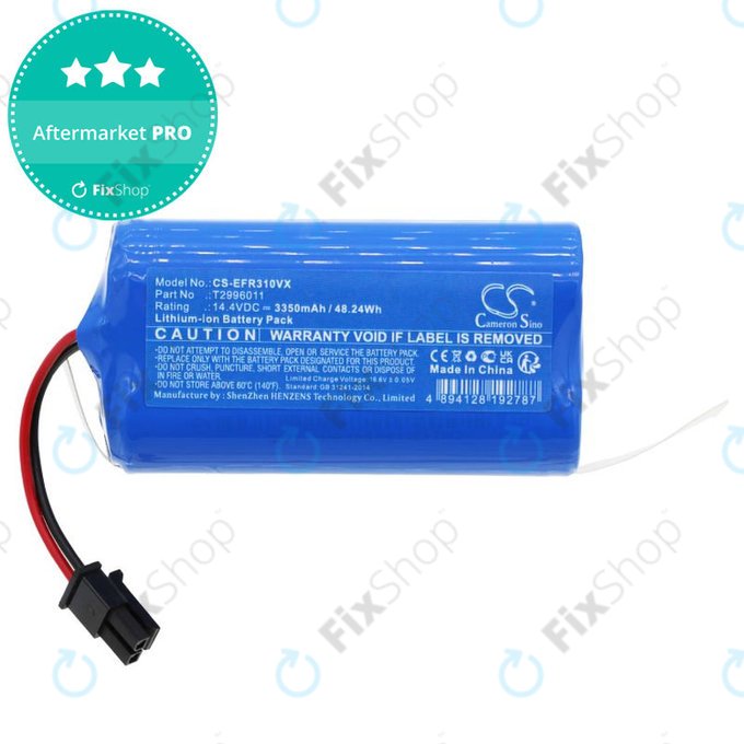 Akku batterie für Eufy RoboVac L30 Hybrid+, Concept VR2110, 3350mAh, Li-Ion, 14.4V, T2996011, HQ