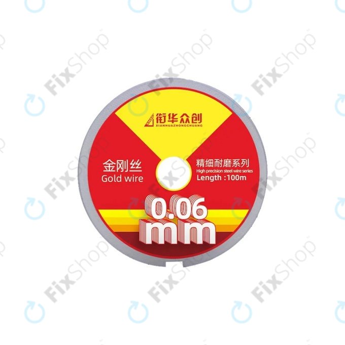 Gold Wire - Draht zum Trennen von LCD-Displays (0.06mm x 100M)