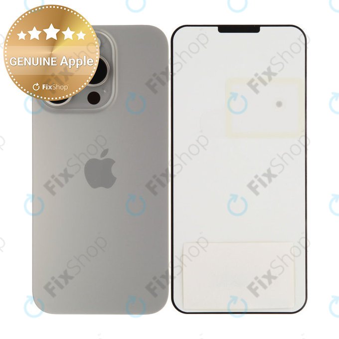 Backcover Glas für iPhone 15 Pro | Natural Titanium | 661-35702 | Genuine Apple
