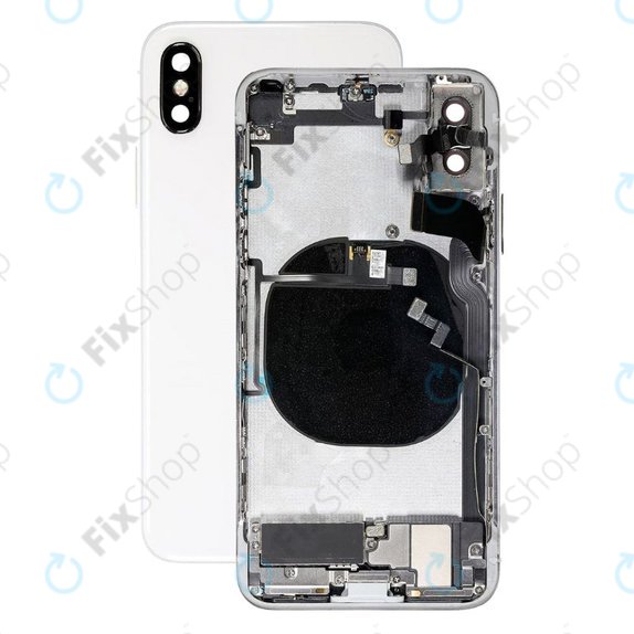 Apple iPhone X - Backcover/Kleinteilen (Silver)