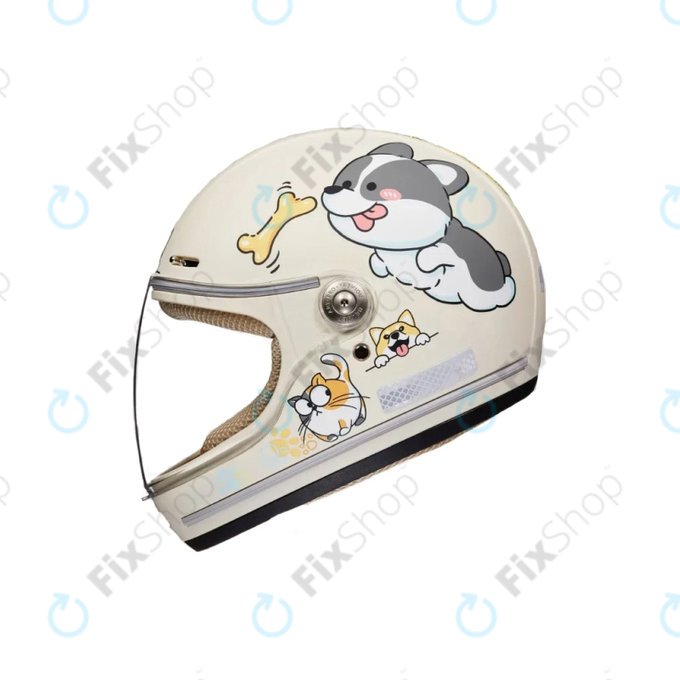 Kinderhelm für E-Scooter und Fahrrad (46–52 cm) (Dog)