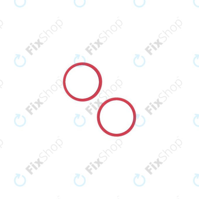 Apple iPhone 14, 14 Plus - Rückfahrkamera Schieberahmen (Red) - 2Stk