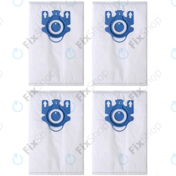 Staubbeutel, 4 Stk. für Miele Classic C1, Complete C2, Complete C3, S2, S5, S8, S 400i - S 858