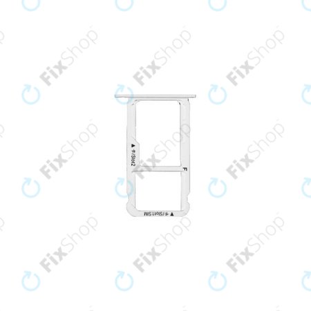 Huawei Honor 8 - SIM + SD Steckplatz Slot (White) - 51660XYG, 51661BUJ Genuine Service Pack