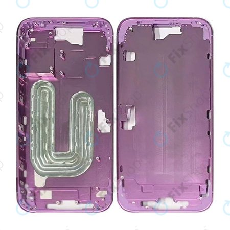 Apple iPhone 16 - Mittelrahmen + Ein-/Ausschalter + Lautstärketasten (Pink)