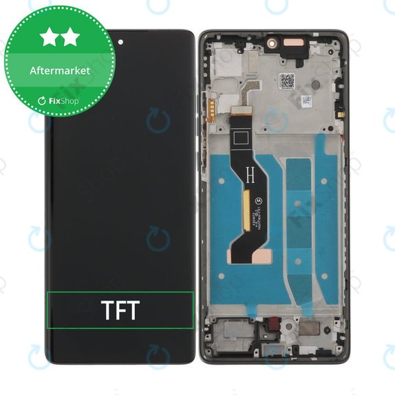 Motorola Moto G85 5G XT2427-3 - LCD Display + Touchscreen Front Glas + Rahmen (Urban Grey) TFT
