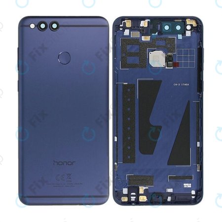 Huawei Honor 7X BND-L21 - Akkudeckel + Fingerprint Sensor (Blue) - 02351SDJ Genuine Service Pack