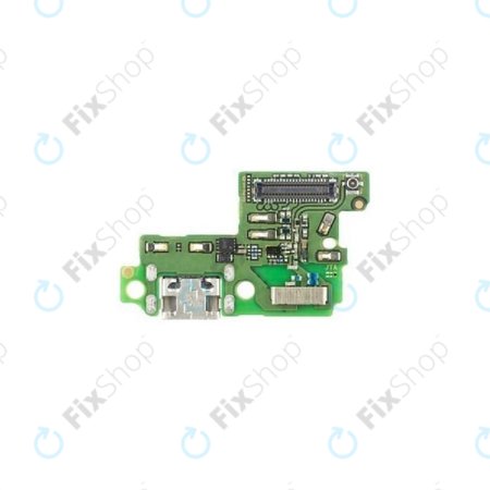 Huawei P10 Lite - Antenne + Ladestecker Ladebuchse PCB Platine - 02351FAQ Genuine Service Pack
