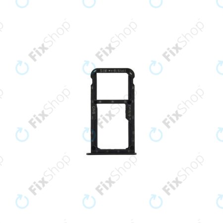 Huawei Honor 7X BND-L21 - SIM Steckplatz Slot (Black) - 51661GHM Genuine Service Pack