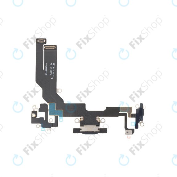 Apple iPhone 16e - Ladestecker Ladebuchse + Flex Kabel (Black)