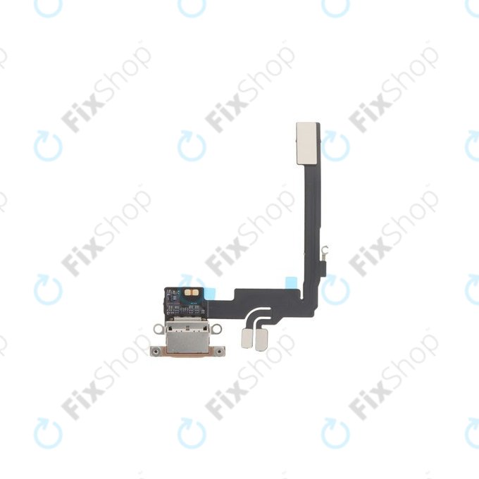 Apple iPhone 16 Pro - Ladestecker Ladebuchse + Flex Kabel (Desert Titanium)