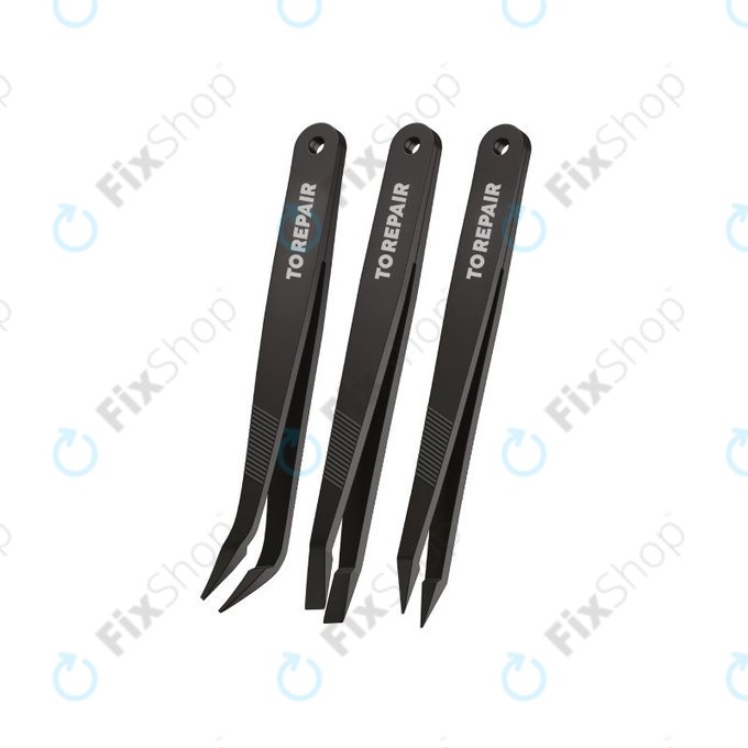 SBS - Präzisions-Pinzetten-Set für Feinarbeiten 3in1