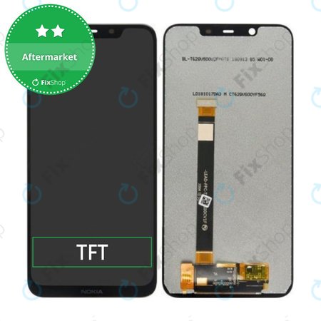 Nokia 8.1 (Nokia X7) - LCD Display + Touchscreen Front Glas TFT