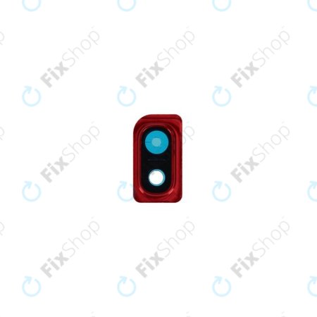 Samsung Galaxy A10 A105F - Rückfahrkameraglas + Rahmen (Red) - GH98-44415D Genuine Service Pack