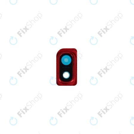 Samsung Galaxy A10 A105F - Rückfahrkameraglas + Rahmen (Red) - GH98-44415D Genuine Service Pack