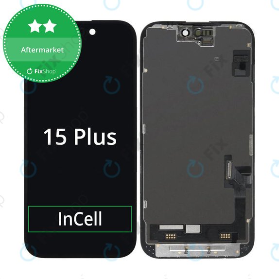 Display In-Cell HD+ für iPhone 15 Plus, Touchscreen-Glas mit Rahmen