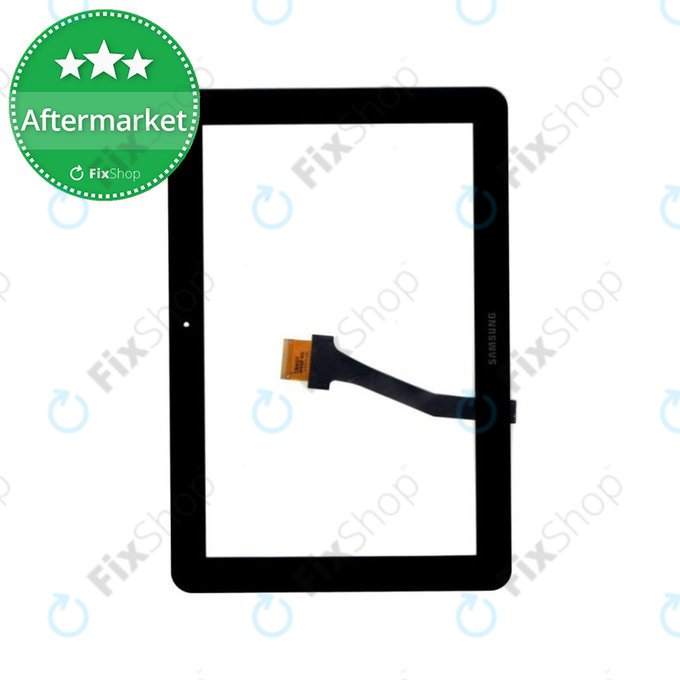 Samsung Galaxy Tab 10.1 P7500 - Touchscreen Front Glas (Black)