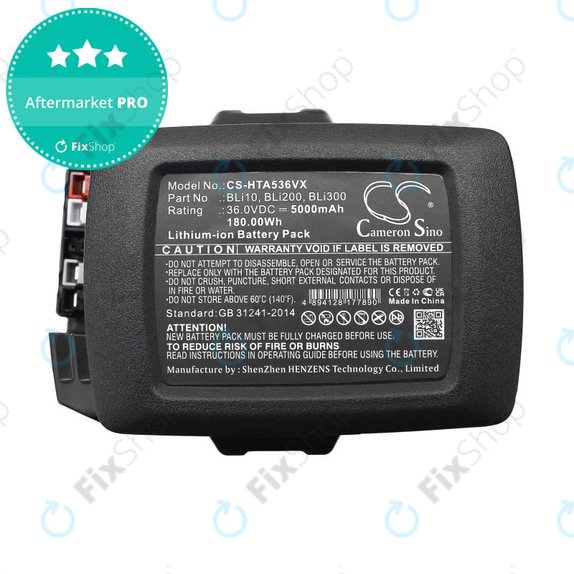 Akku batterie für Husqvarna 110il, 525ilxt, 5000mAh, Li-Ion, 36V, BLi10, BLi200, HQ
