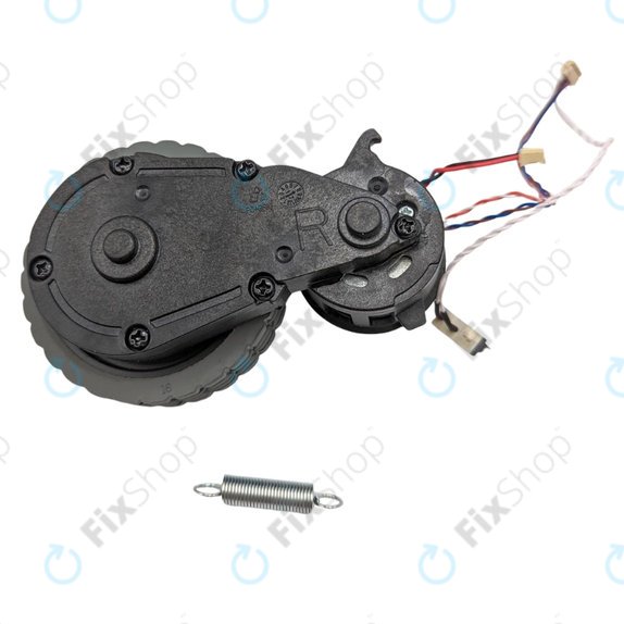 Rad mit Motor, Rechts, Schwarz für iRobot Roomba Combo 111, Roomba Combo 113