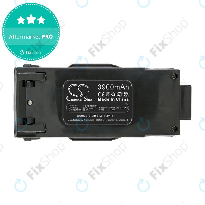 Akku batterie für Yuneec Mantis G, Q, 3900mAh, Li-Pol, 11.4V, YUNB3S2800, HQ