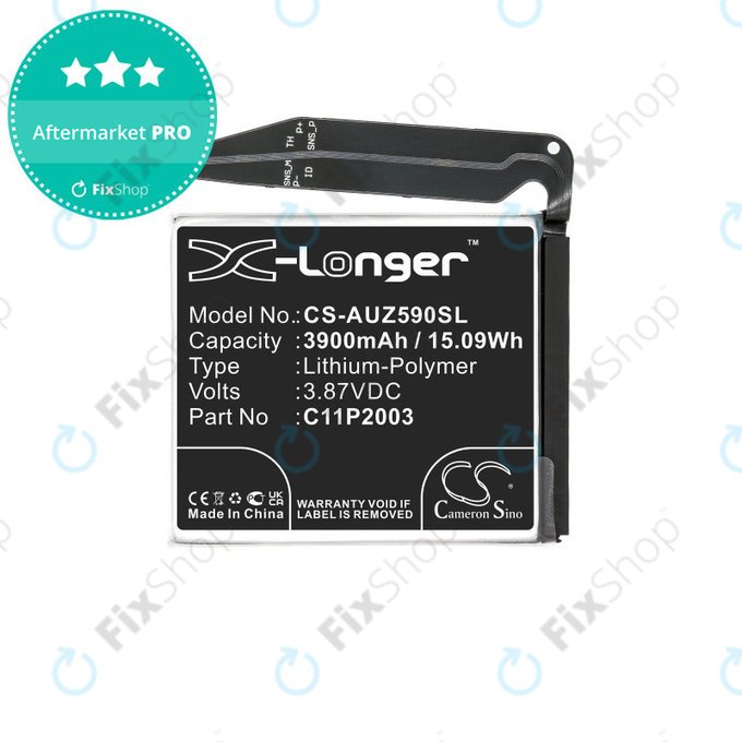 Akku Batterie für Asus Zenfone 8 ZS590KS, 3900mAh, Li-Pol, 3.87 V, C11P2003, HQ