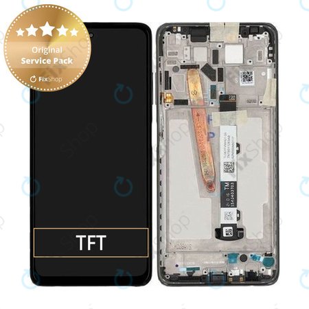 Xiaomi Poco X3 Pro - LCD Display + Touchscreen Front Glas + Rahmen (Phantom Black) - 560002J20S00 Genuine Service Pack
