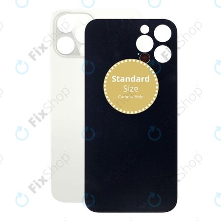 Apple iPhone 12 Pro Max - Backcover Glas (White)
