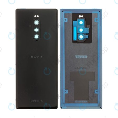 Sony Xperia 1 - Akkudeckel (Black) - 1319-0282 Genuine Service Pack