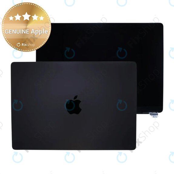LCD-Display für MacBook Pro 14", A3112, A3185 (2024), mit Frontglas und Deckel, Space Black, 661-41794, Genuine Apple