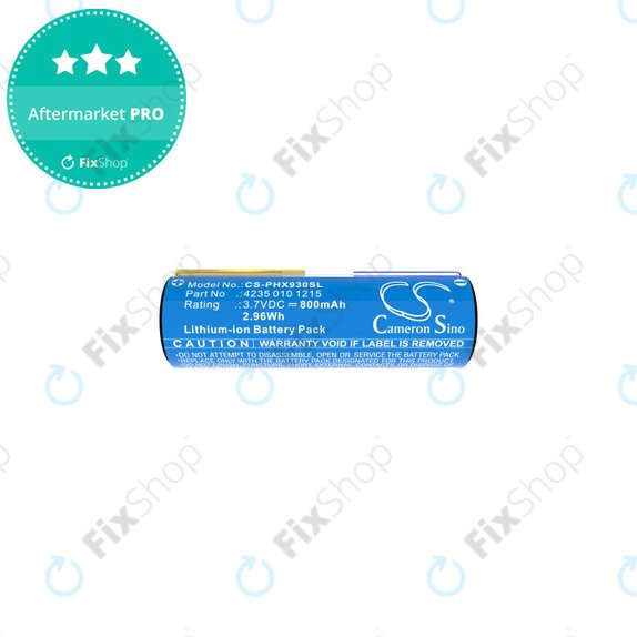 Batterie für Oral-B Genius X, Smart 6000, Philips Diamondclean, Easyclean, 800mAh, Li-Ion, 3.7V, 4235 010 13068, HQ