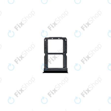 OnePlus 6T - SIM Steckplatz Slot (Mirror Black) - 1071100159 Genuine Service Pack