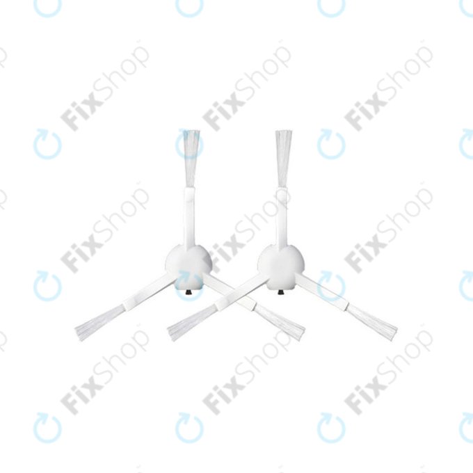 Xiaomi Dreame L10 Pro, D9, D9 Max, D9 Pro, F9, Mi Robot Vacuum Mop (Mijia 1C), 2 (Mijia 2C), 2 Pro+ (Mijia 1T), 2 Ultra, Trouver Roboter LDS - Seitenbürste (Weiß) - 2Stk.