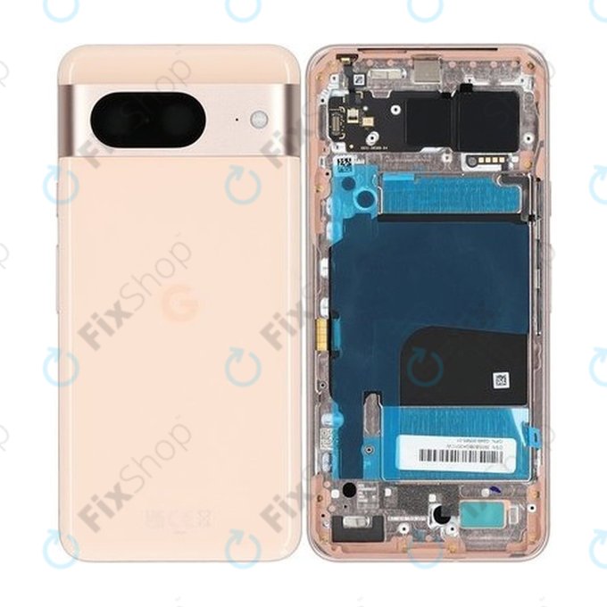 Google Pixel 8 GKWS6 G9BQD - Akkudeckel (Rose) - G949-00565-01 Genuine Service Pack
