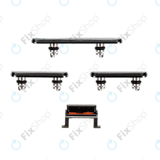 Apple iPhone XS Max - Einschalt- Silent Mode und Lautstärke Tasten (Space Gray)