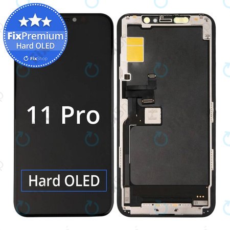 Apple iPhone 11 Pro - LCD Display + Touchscreen Front Glas + Rahmen Hard OLED FixPremium