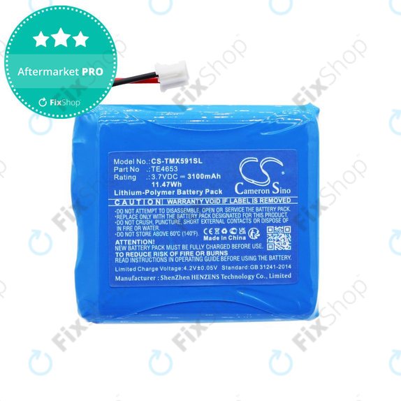 Akku batterie für Technaxx TX-59, TX-59+, 3100mAh, Li-Pol, 3.7V, TE4653, HQ