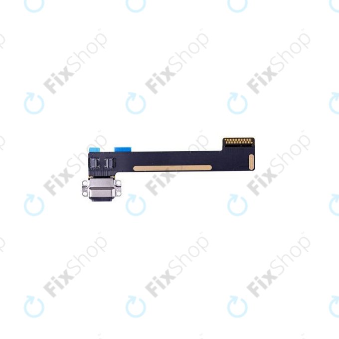 Apple iPad Mini 4, Mini 5 - Ladestecker Ladebuchse + Flex Kabel (Black)