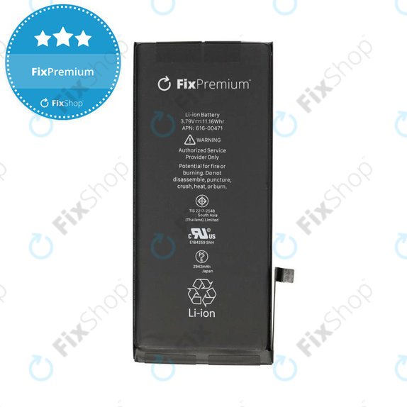Akku Batterie für iPhone XR, 2942mAh, FixPremium