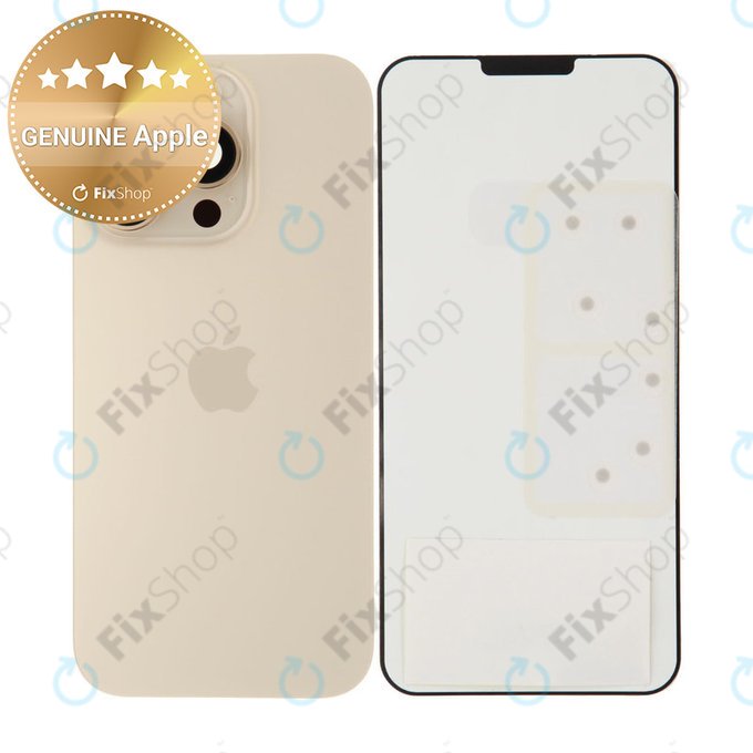 Backcover Glas für iPhone 16 Pro | Desert Titanium | 661-49557 | Genuine Apple