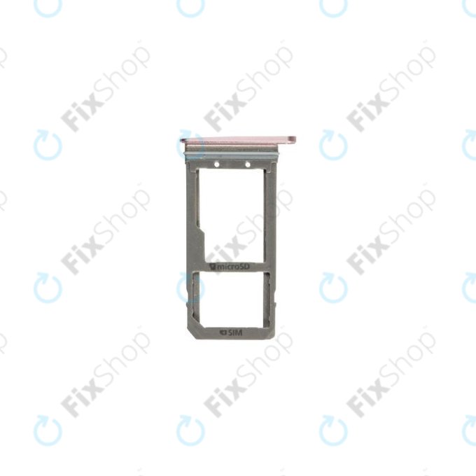 Samsung Galaxy S7 G930F - SIM + SD Steckplatz Slot (Pink) - GH98-39260E Genuine Service Pack