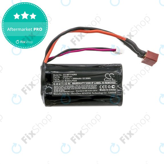 Batterie für WLToys FY01, FY02, FY03, 12423, 12428, 3000mAh, Li-Ion, 7.4V, 300ZFY01, HQ